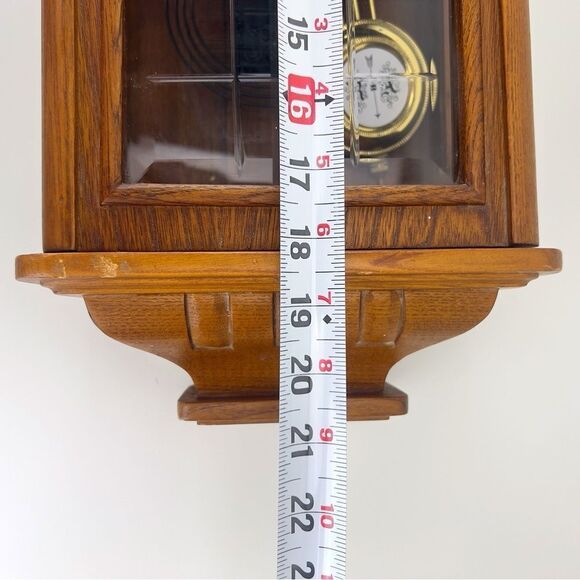Vintage D&A 31-Day Silent Pendulum Wall Clock Parlor Clock With Key NOT WARNING - Picture 12 of 14